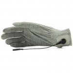 Перчатки для чувственного электромассажа MyStim Magic Gloves - серые