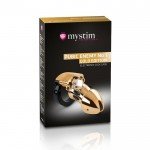 Пояс верности MyStim Pubic Enemy No1 Gold Edition для электростимуляции - золотистый