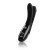 Вибратор с электростимуляцией Tingling Apart E-Stim - Black Edition - чёрный - 25 см
