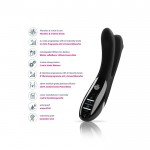 Вибратор с электростимуляцией Tingling Apart E-Stim - Black Edition - чёрный - 25 см Вибратор с электростимуляцией Tingling Apart E-Stim - Black Edition - чёрный - 25 см