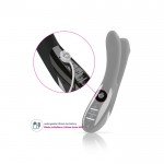 Вибратор с электростимуляцией Tingling Apart E-Stim - Black Edition - чёрный - 25 см Вибратор с электростимуляцией Tingling Apart E-Stim - Black Edition - чёрный - 25 см