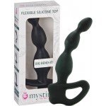 Рельефный электростимулятор простаты MyStim Big Bend-it - чёрный - 18 см Рельефный электростимулятор простаты MyStim Big Bend-it - чёрный - 18 см