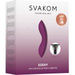 Клиторальный вибратор с трусиками в комплекте Svakom Edeny с управлением со смартфона - фиолетовый Клиторальный вибратор с трусиками в комплекте Svakom Edeny с управлением со смартфона - фиолетовый