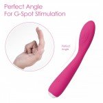 Идеальный вибратор для зоны G - Svakom Iris Clitoral & G-spot Vibrator - розовый - 18 см Идеальный вибратор для зоны G - Svakom Iris Clitoral & G-spot Vibrator - розовый - 18 см