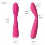 Идеальный вибратор для зоны G - Svakom Iris Clitoral & G-spot Vibrator - розовый - 18 см Идеальный вибратор для зоны G - Svakom Iris Clitoral & G-spot Vibrator - розовый - 18 см