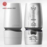 Мастурбатор-имитатор орального секса с регулировкой всасывания TENGA AERO Silver Ring с мягким рельефом - 17,2 см Мастурбатор-имитатор орального секса с регулировкой всасывания TENGA AERO Silver Ring с мягким рельефом - 17,2 см