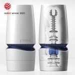 Мастурбатор-имитатор орального секса с регулировкой всасывания TENGA AERO Cobalt Ring - с интенсивным рельефом - 17,2 см Мастурбатор-имитатор орального секса с регулировкой всасывания TENGA AERO Cobalt Ring - с интенсивным рельефом - 17,2 см