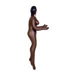 Надувная секс кукла с 3-мя отверстиями TOYFA Dolls-X Michelle - негритянка - 160 см