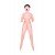 Кукла надувная Violet ToyFa Dolls-X с тремя отверстиями, реалистичной вставкой и насосом - телесная - 160 см
