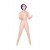Надувная секс кукла с двумя отверстиями - шатенка TOYFA Dolls-X Jennifer - телесная - 160 см