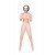 Надувная секс кукла с двумя отверстиями - брюнетка TOYFA Dolls-X Cassandra - телесная - 160 см