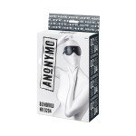Кожаная маска Anonymo с мягким подкладом - чёрная Кожаная маска Anonymo с мягким подкладом - чёрная