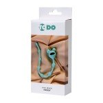 Анальная силиконовая цепочка ToDo Froggy - мятная - 27,4 см