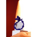 Анальная силиконовая цепочка ToDo Froggy - синяя - 27,4 см