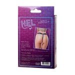 Трусики стрепы H.E.L. Mellie из текстиля - чёрные