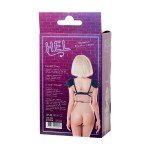 Стреп H.E.L. Kendall из текстиля с перьями - чёрный
