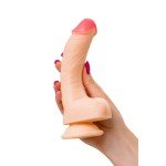 Реалистичный фаллоимитатор RealStick Nude Nash с мошонкой и присоской - телесный - 18 см Реалистичный фаллоимитатор RealStick Nude Nash с мошонкой и присоской - телесный - 18 см