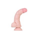 Суперреалистичный гнущийся фаллоимитатор с подвижной кожей My Dainty RealStick на присоске - телесный - 20,5 см Суперреалистичный гнущийся фаллоимитатор с подвижной кожей My Dainty RealStick на присоске - телесный - 20,5 см