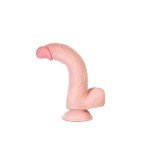 Суперреалистичный гнущийся фаллоимитатор с подвижной кожей My Dear RealStick на присоске - телесный - 22,5 см Суперреалистичный гнущийся фаллоимитатор с подвижной кожей My Dear RealStick на присоске - телесный - 22,5 см