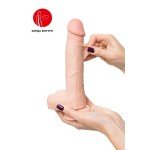 Суперреалистичный гнущийся фаллоимитатор с подвижной кожей My Darling RealStick на присоске - телесный - 22 см Суперреалистичный гнущийся фаллоимитатор с подвижной кожей My Darling RealStick на присоске - телесный - 22 см
