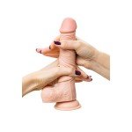 Суперреалистичный гнущийся фаллоимитатор с подвижной кожей My Darling RealStick на присоске - телесный - 22 см Суперреалистичный гнущийся фаллоимитатор с подвижной кожей My Darling RealStick на присоске - телесный - 22 см