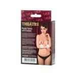 Зажимы для сосков ToyFa Theatre с белым пухом