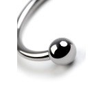 Эрекционное металлическое кольцо на пенис Metal by TOYFA незамкнутое - 3 см
