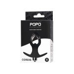 Вибропробка с полой серединой в виде сердечка POPO Pleasure by TOYFA Cordis S - чёрная - 10,5 см Вибропробка с полой серединой в виде сердечка POPO Pleasure by TOYFA Cordis S - чёрная - 10,5 см
