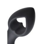 Вибропробка с полой серединой в виде сердечка POPO Pleasure by TOYFA Cordis S - чёрная - 10,5 см Вибропробка с полой серединой в виде сердечка POPO Pleasure by TOYFA Cordis S - чёрная - 10,5 см