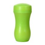 Компактный мастурбатор вагина A-Toys Crista в зеленой колбе - 14 см