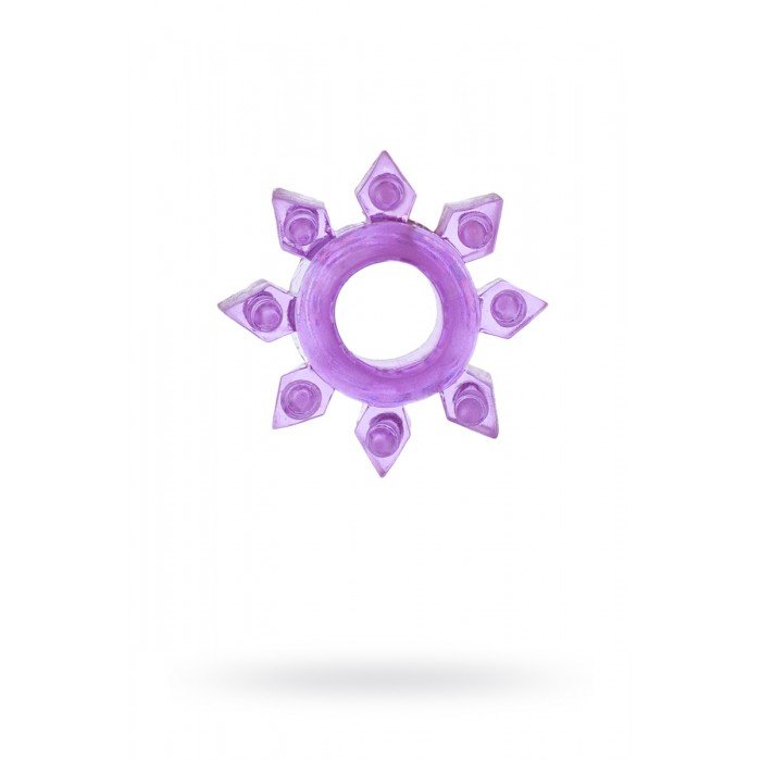 Эластичное эрекционное кольцо Lover Ring звезда - фиолетовое