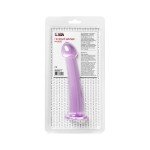 Гелевый упругий фаллоимитатор Jelly Dildo M Toyfa Basic на присоске - фиолетовый - 19 см Гелевый упругий фаллоимитатор Jelly Dildo M Toyfa Basic на присоске - фиолетовый - 19 см