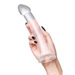 Гелевый упругий фаллоимитатор Jelly Dildo XL Toyfa Basic на присоске - прозрачный - 21,5 см Гелевый упругий фаллоимитатор Jelly Dildo XL Toyfa Basic на присоске - прозрачный - 21,5 см