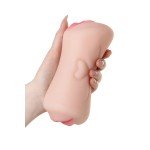 Двусторонний мастурбатор ротик и вагина Juicy Pussy Pretty Mouth - телесный - 17 см