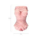 Мастурбатор вагина Juicy Pussy Little Flower в виде девушки в костюме студентки - телесный - 11,5 см