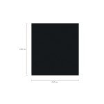 Виниловая простынь ToyFa Bed Sheet - 200х220 см - чёрная