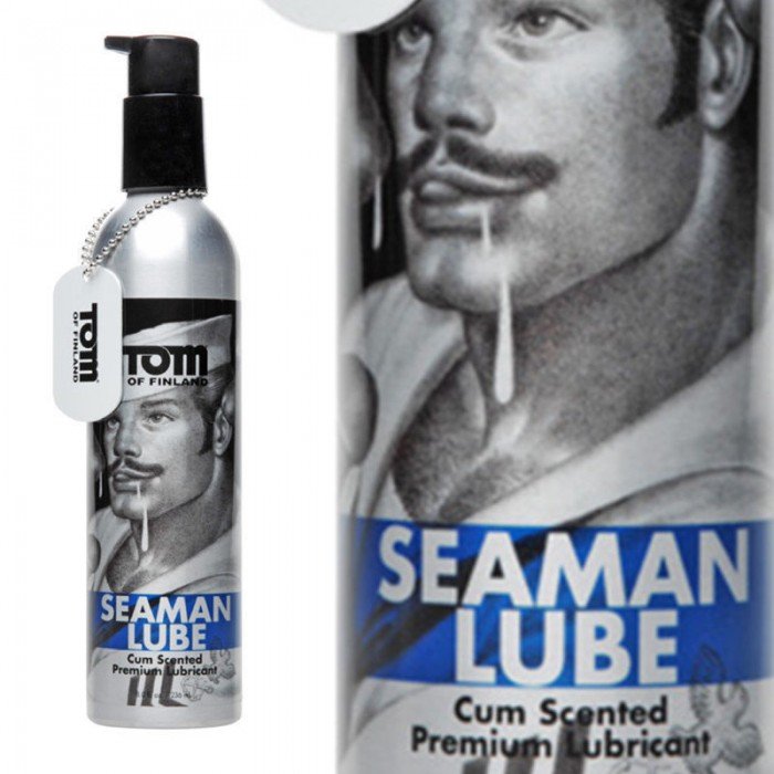 Смазка-лубрикант на водной основе с ароматом спермы Tom of Finland Seaman Lube - 236 мл