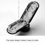 Премиум мастурбатор TENGA Flip Zero с нажимной панелью и клапаном регулировки вакуума - чёрный - 18 см