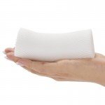 Двусторонний универсальный мастурбатор Tenga 3D Zen с волнистой структурой - белый - 11,6 см