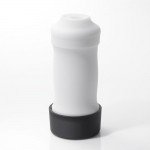 Двусторонний универсальный мастурбатор Tenga 3D Zen с волнистой структурой - белый - 11,6 см