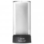 Двусторонний универсальный мастурбатор Tenga 3D Zen с волнистой структурой - белый - 11,6 см