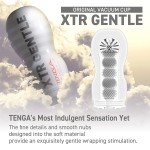 Мастурбатор имитатор орального секса с эффектом вакуума и мягкой стимуляции Tenga Original Vacuum Cup Extra Gentle - 15,5 см
