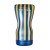 Мастурбатор Tenga Premium Soft Case Cup в легко сгибаемом корпусе с уникальным внутренним рельефом - синий - 15,5 см