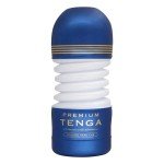 Мастурбатор TENGA Premium Rolling Head Cup с подвижной верхней частью для стимуляции головки и уникальным внутренним рельефом - синий - 15,5 см Мастурбатор TENGA Premium Rolling Head Cup с подвижной верхней частью для стимуляции головки и уникальным внутренним рельефом - синий - 15,5 см