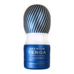 Мастурбатор TENGA Premium Air Flow Cup с воздушными клапанами, плотным облеганием и обхватом с уникальным внутренним рельефом - синий - 15,5 см Мастурбатор TENGA Premium Air Flow Cup с воздушными клапанами, плотным облеганием и обхватом с уникальным внутренним рельефом - синий - 15,5 см