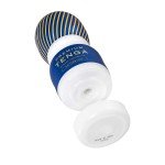 Мастурбатор TENGA Premium Air Flow Cup с воздушными клапанами, плотным облеганием и обхватом с уникальным внутренним рельефом - синий - 15,5 см Мастурбатор TENGA Premium Air Flow Cup с воздушными клапанами, плотным облеганием и обхватом с уникальным внутренним рельефом - синий - 15,5 см