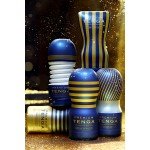 Мастурбатор TENGA Premium Air Flow Cup с воздушными клапанами, плотным облеганием и обхватом с уникальным внутренним рельефом - синий - 15,5 см Мастурбатор TENGA Premium Air Flow Cup с воздушными клапанами, плотным облеганием и обхватом с уникальным внутренним рельефом - синий - 15,5 см