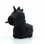 Клиторальный стимулятор единорог Unihorn - Wild Spirit с вибрацией и стимуляцией язычком - чёрный Клиторальный стимулятор единорог Unihorn - Wild Spirit с вибрацией и стимуляцией язычком - чёрный