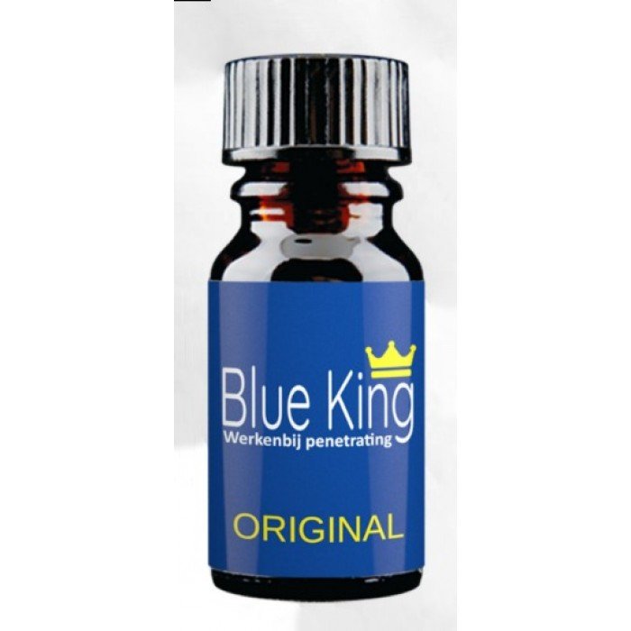 Попперс Blue King для раскрепощения и расслабления сила 8/10 - 10 мл Попперс Blue King для раскрепощения и расслабления сила 8/10 - 10 мл