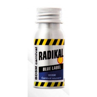 Классический расслабляющий попперс Radikal Blue Label - сила 7/10 - 30 мл